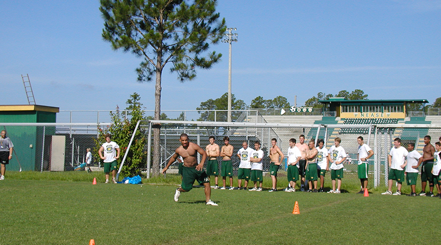 Football Training Session Jacksonville FL